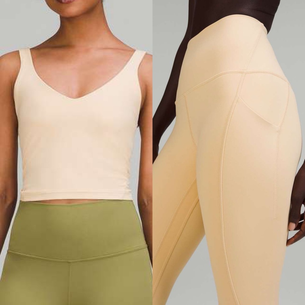 Lululemon align set size 6 in Prosecco
